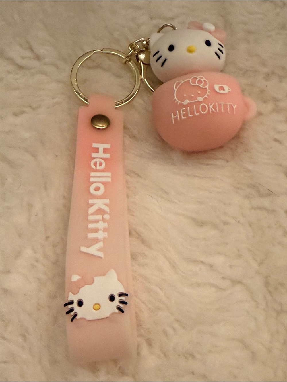 Sanrio Hello Kitty Teacup Keychain & Angel Enamel Pin Set (NWOT) - Picture 5 of 9